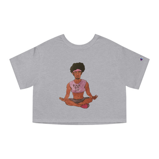 Black Boy Joy Champion Heritage Cropped T-Shirt
