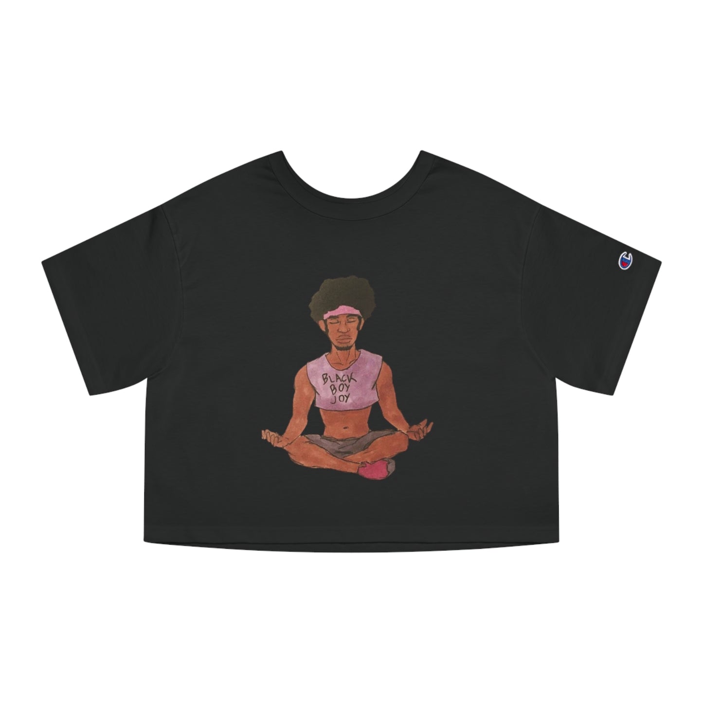 Black Boy Joy Champion Heritage Cropped T-Shirt