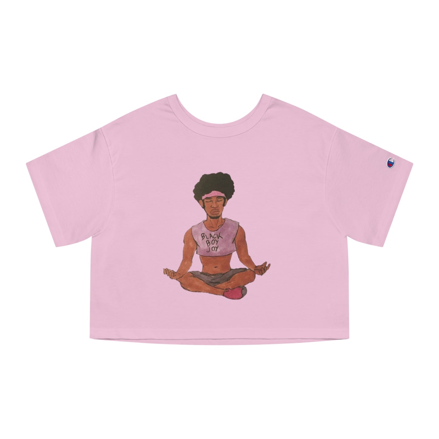 Black Boy Joy Champion Heritage Cropped T-Shirt