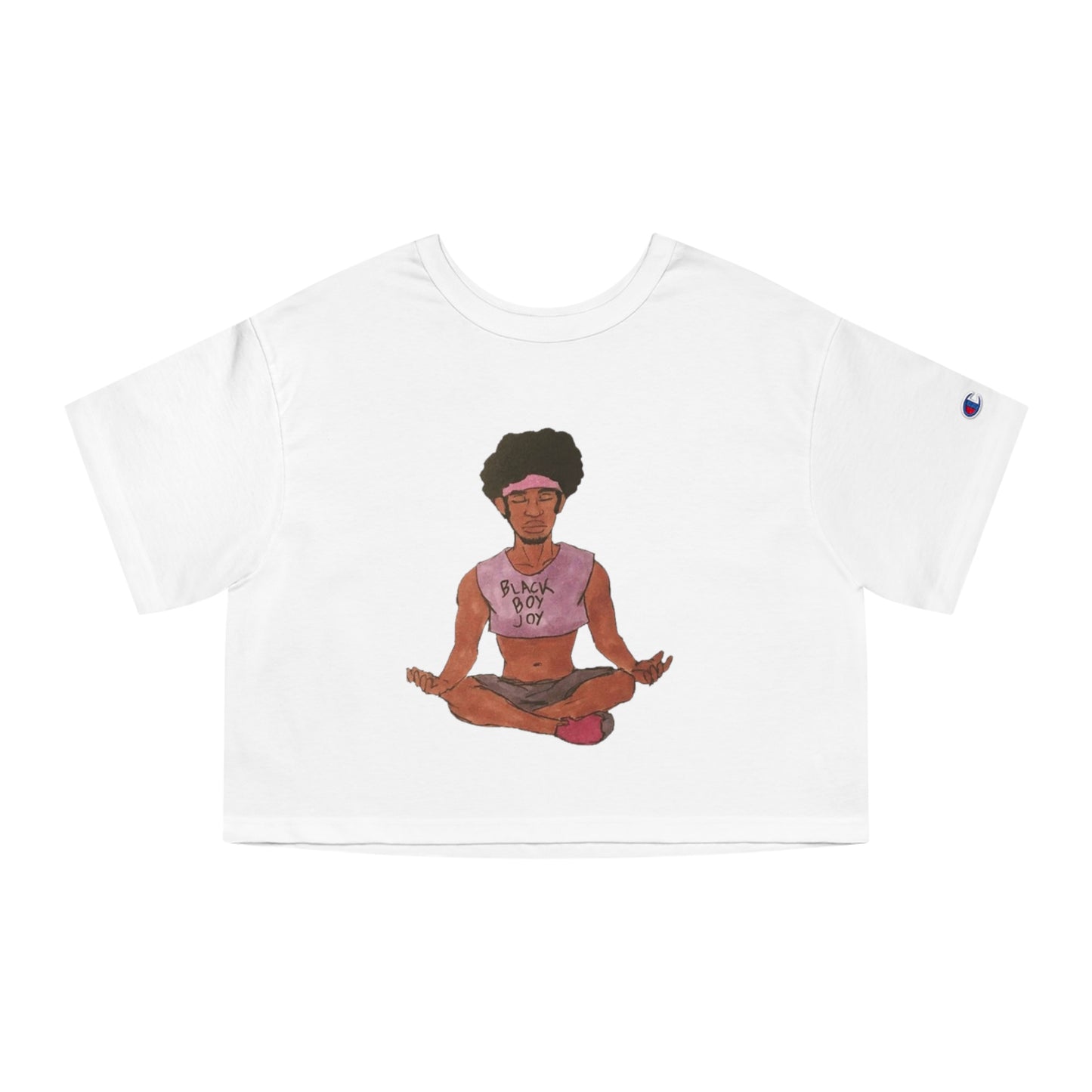 Black Boy Joy Champion Heritage Cropped T-Shirt