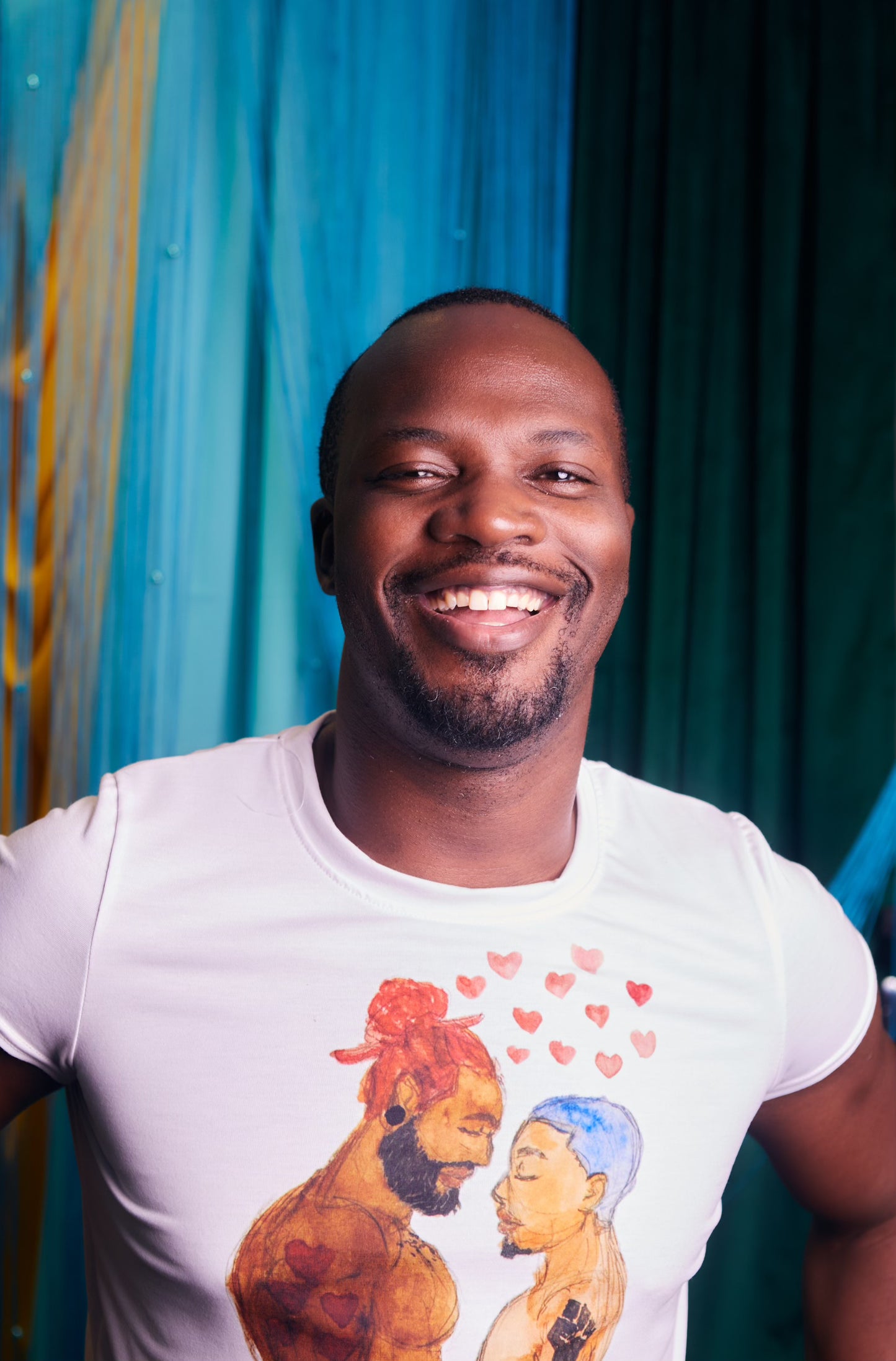 Lovers In Paradise All-Over Print Crop Tee (XS-3XL)